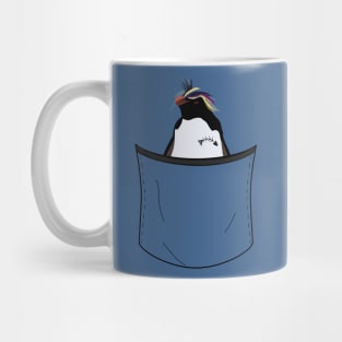 Cool Punk Penguin Pocket Design Mug